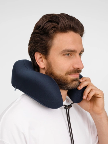 Дорожная подушка Somna, синяя Дорожная подушка Somna, синяя