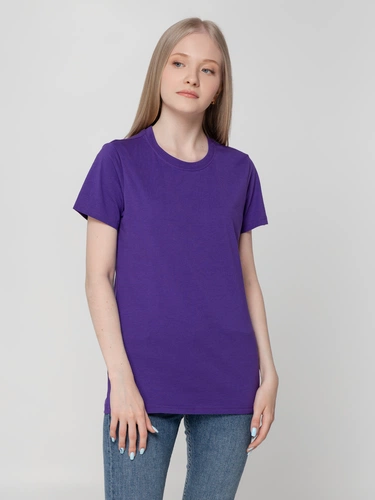 Футболка женская T-bolka Lady, фиолетовая Футболка женская T-bolka Lady, фиолетовая