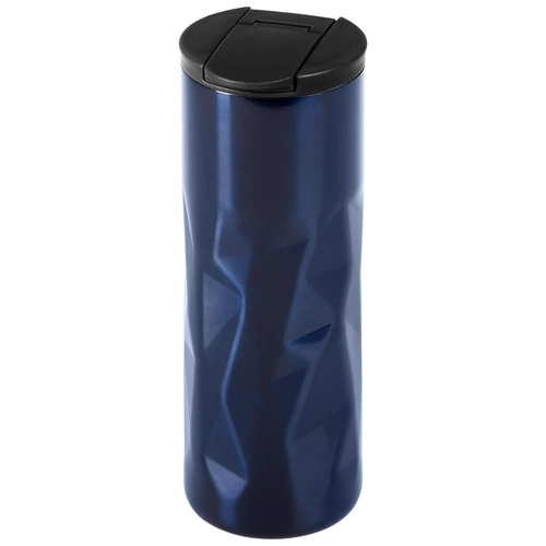 Набор Gems: ежедневник и термостакан, темно-синий Набор Gems: ежедневник и термостакан, темно-синий