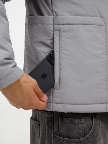 Куртка унисекс Veter, серая Куртка унисекс Veter, серая