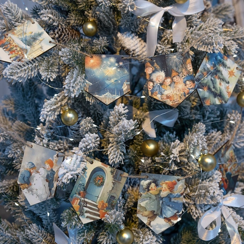 Деревянные флажки «Праздничные мотивы» Деревянные флажки «Праздничные мотивы»