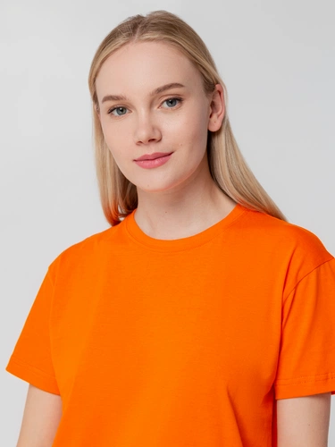 Футболка унисекс T-bolka 140, оранжевая Футболка унисекс T-bolka 140, оранжевая