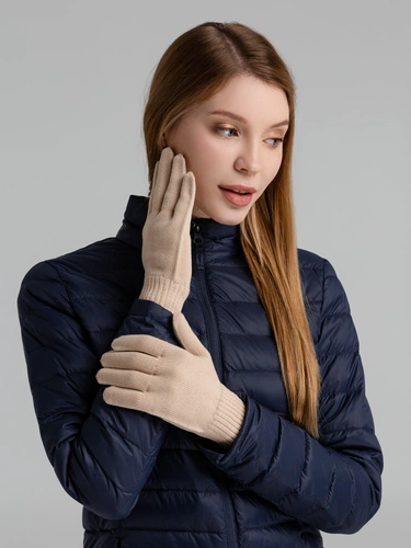 Перчатки Real Talk, бежевые Перчатки Real Talk, бежевые