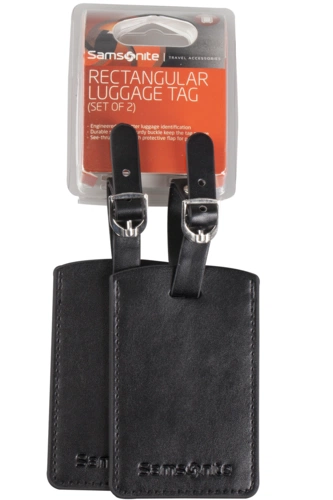 Набор из 2 бирок Luggage Accessories, черный Набор из 2 бирок Luggage Accessories, черный