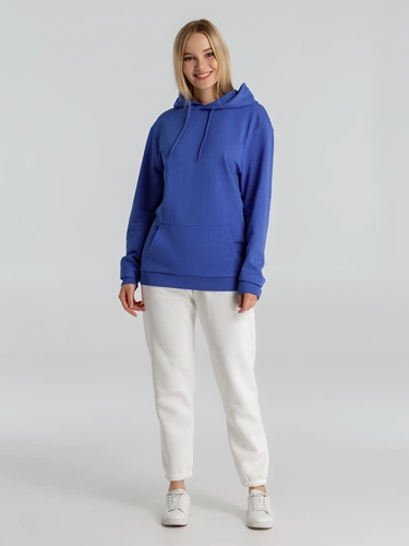 Толстовка с капюшоном унисекс Hoodie, ярко-синий меланж Толстовка с капюшоном унисекс Hoodie, ярко-синий меланж
