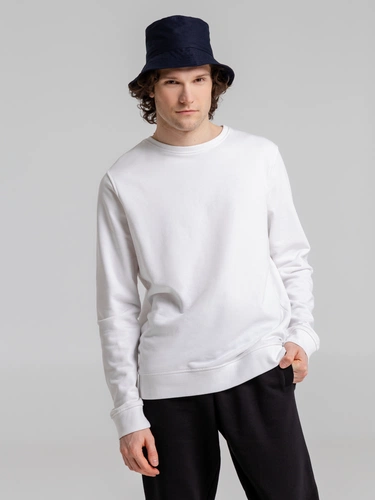 Свитшот унисекс BNC Inspire (Organic), белый Свитшот унисекс BNC Inspire (Organic), белый