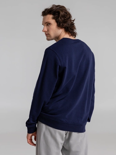 Свитшот унисекс BNC Inspire (Organic), темно-синий Свитшот унисекс BNC Inspire (Organic), темно-синий