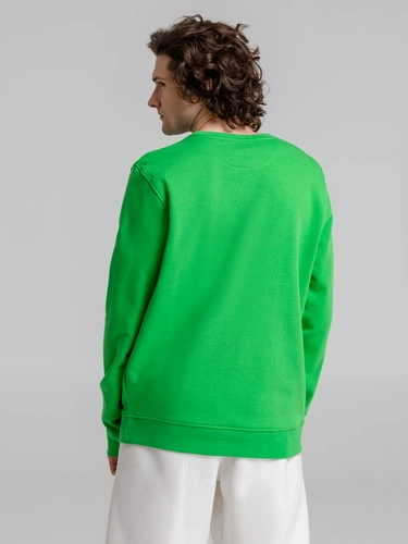 Свитшот унисекс BNC Inspire (Organic), зеленый Свитшот унисекс BNC Inspire (Organic), зеленый