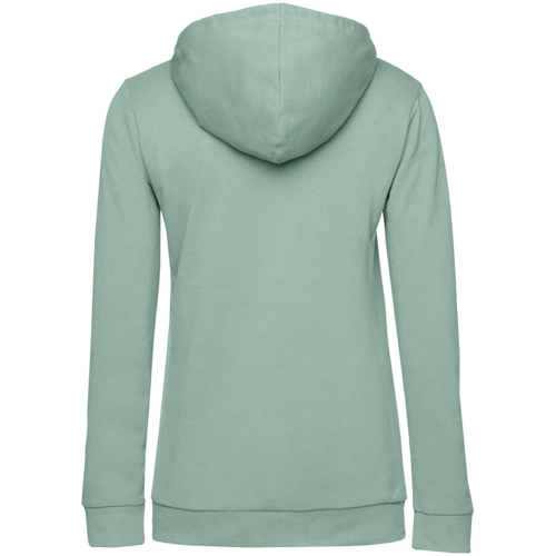 Толстовка с капюшоном женская Hoodie, серо-зеленая Толстовка с капюшоном женская Hoodie, серо-зеленая