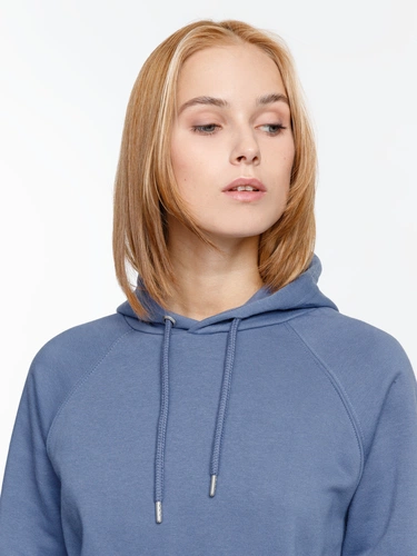 Толстовка унисекс Stellar, синяя Толстовка унисекс Stellar, синяя