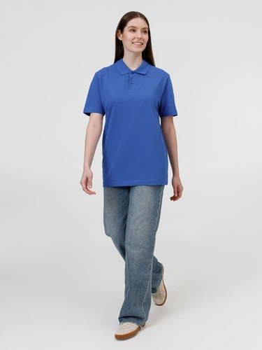 Рубашка поло унисекс Pulse, ярко-синяя (royal) Рубашка поло унисекс Pulse, ярко-синяя (royal)