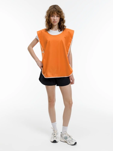 Манишка Member, оранжевая с белым Манишка Member, оранжевая с белым