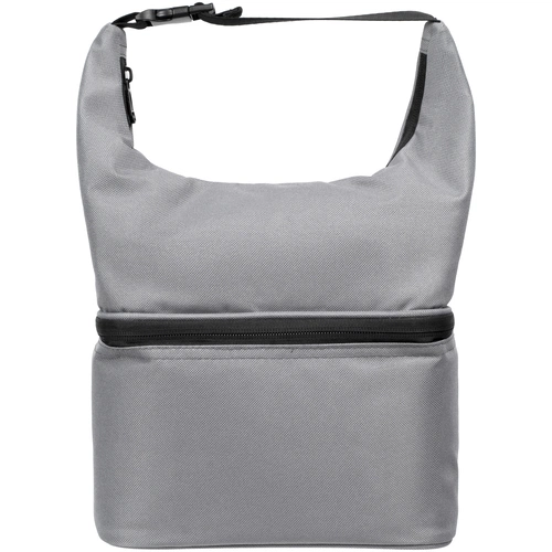 Термосумка с ланчбоксом Smakk, серая Термосумка с ланчбоксом Smakk, серая