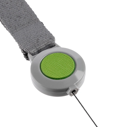 Чехол для пропуска с лентой и ретрактором Devon, зеленый Чехол для пропуска с лентой и ретрактором Devon, зеленый