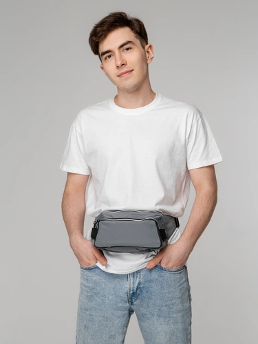 Поясная сумка Tabby, серая Поясная сумка Tabby, серая