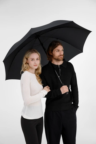 Зонт-трость U.900, черный Зонт-трость U.900, черный