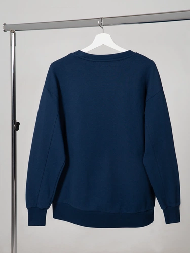 Свитшот унисекс Kosmos 2.0, темно-синий Свитшот унисекс Kosmos 2.0, темно-синий