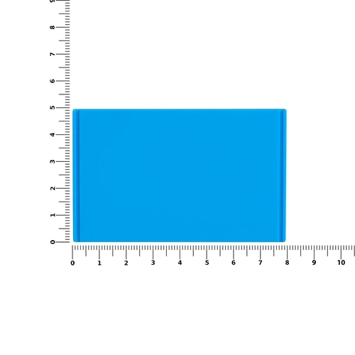 Лейбл из ПВХ Dzeta, XL, голубой Лейбл из ПВХ Dzeta, XL, голубой