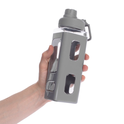 Бутылка для воды Square Fair, серая Бутылка для воды Square Fair, серая