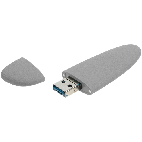Флешка Pebble Universal, USB 3.0, серая, 64 Гб Флешка Pebble Universal, USB 3.0, серая, 64 Гб