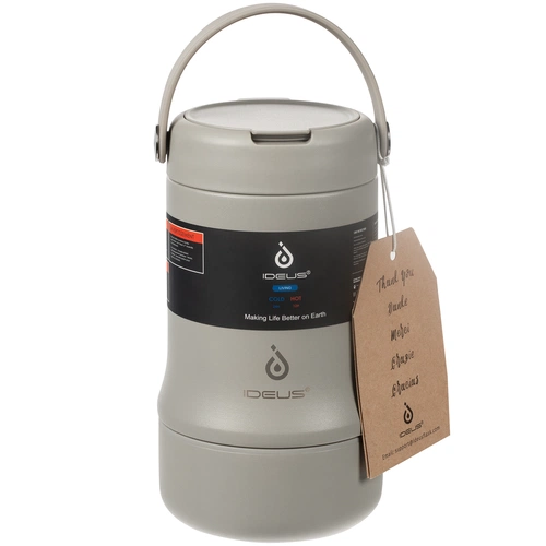 Термос для еды Tabenodo, серый Термос для еды Tabenodo, серый