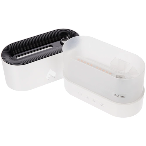 Увлажнитель-ароматизатор с имитацией пламени Fuego, белый Увлажнитель-ароматизатор с имитацией пламени Fuego, белый