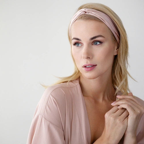 Повязка для волос Essential, розовая (пыльная роза) Повязка для волос Essential, розовая (пыльная роза)