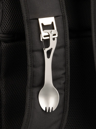 Походный столовый прибор Twin Win, стальной Походный столовый прибор Twin Win, стальной