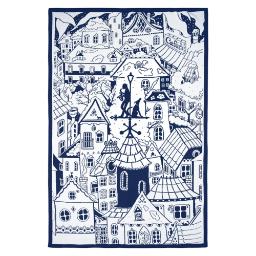 Плед на заказ Tricksy Net, 2 цвета, М, полушерсть Плед на заказ Tricksy Net, 2 цвета, М, полушерсть