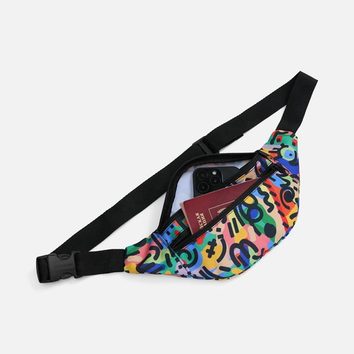 Сумка поясная Bolsana с передним карманом с печатью на заказ Сумка поясная Bolsana с передним карманом с печатью на заказ