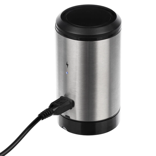 Электрическая пробка для вина Tuoretta, серебристая Электрическая пробка для вина Tuoretta, серебристая