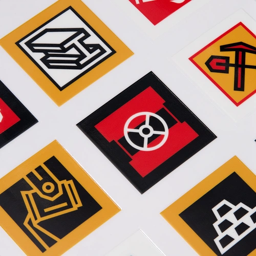 Стикерпак UV-DTF Industry, металлургия Стикерпак UV-DTF Industry, металлургия