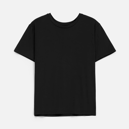 Футболка унисекс Senti, черная Футболка унисекс Senti, черная