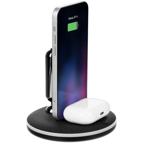 Универсальная зарядная станция Power Canvas, черная Универсальная зарядная станция Power Canvas, черная