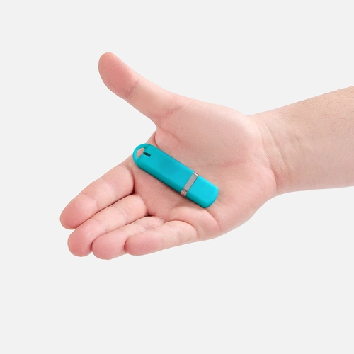 Флешка Memo, 8 Гб, бирюзовая Флешка Memo, 8 Гб, бирюзовая