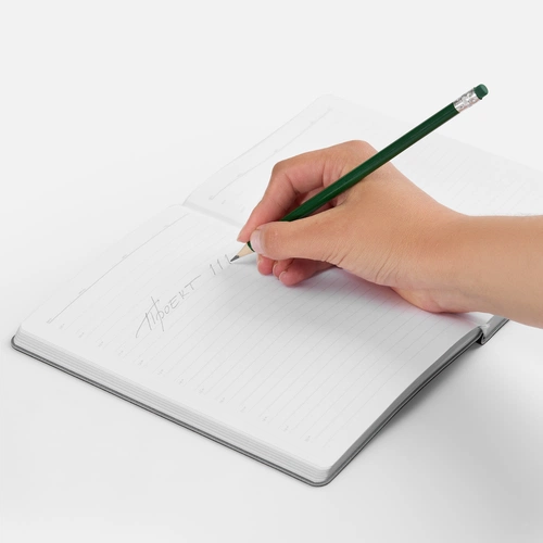 Карандаш простой Hand Friend с ластиком, зеленый Карандаш простой Hand Friend с ластиком, зеленый