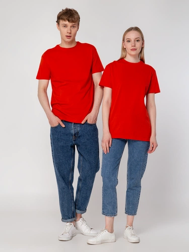 Футболка унисекс T-Bolka 160, красная Футболка унисекс T-Bolka 160, красная