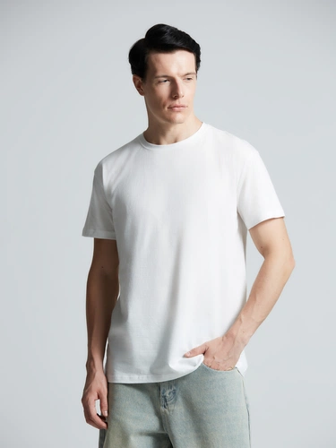 Футболка унисекс T-Bolka 160, белая (белоснежная) Футболка унисекс T-Bolka 160, белая (белоснежная)