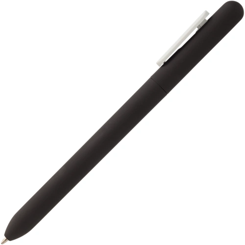 Ручка шариковая Swiper Soft Touch, черная с белым Ручка шариковая Swiper Soft Touch, черная с белым
