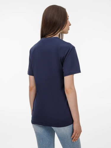 Футболка унисекс T-Bolka 180, темно-синяя Футболка унисекс T-Bolka 180, темно-синяя