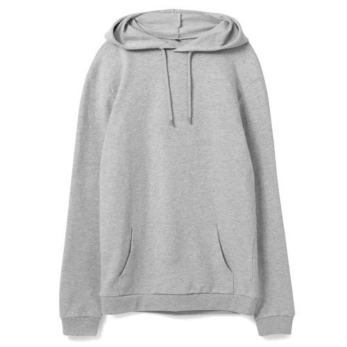 Толстовка с капюшоном унисекс Hoodie, серый меланж Толстовка с капюшоном унисекс Hoodie, серый меланж