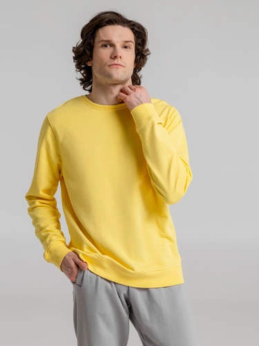Свитшот унисекс BNC Inspire (Organic), желтый Свитшот унисекс BNC Inspire (Organic), желтый