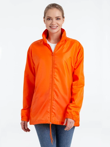 Ветровка унисекс Shift, оранжевая Ветровка унисекс Shift, оранжевая