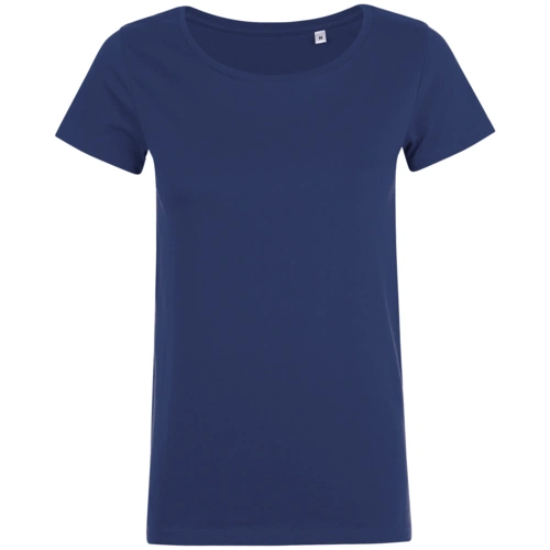 Футболка женская Mia, темно-синяя Футболка женская Mia, темно-синяя
