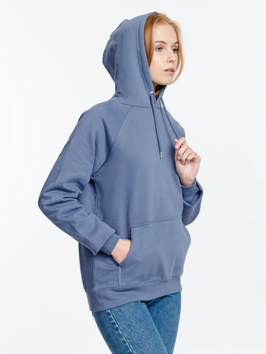 Толстовка унисекс Stellar, синяя Толстовка унисекс Stellar, синяя