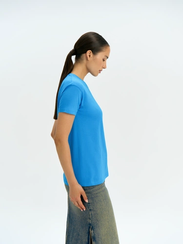 Футболка унисекс Regent 150, ярко-бирюзовая Футболка унисекс Regent 150, ярко-бирюзовая