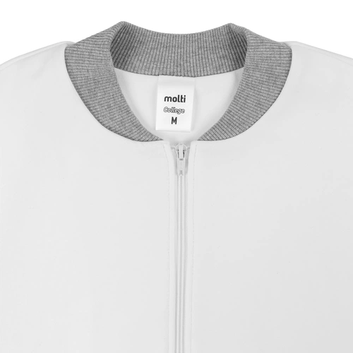 Бомбер College, молочно-белый Бомбер College, молочно-белый