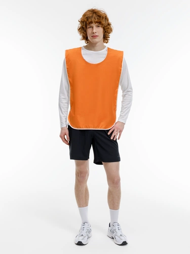 Манишка Member, оранжевая с белым Манишка Member, оранжевая с белым