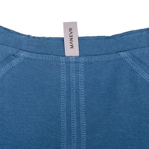 Футболка унисекс Vozduh 1.0, синяя Футболка унисекс Vozduh 1.0, синяя