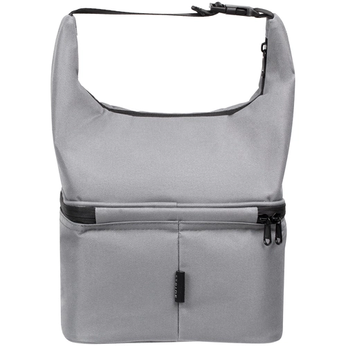 Термосумка с ланчбоксом Smakk, серая Термосумка с ланчбоксом Smakk, серая